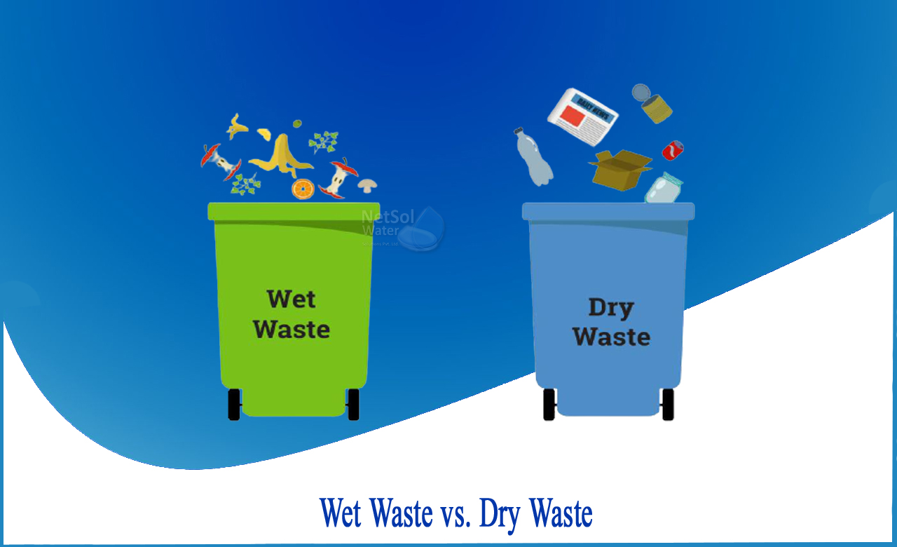 difference between dry waste and wet waste, wet waste management, dry and wet waste segregation
